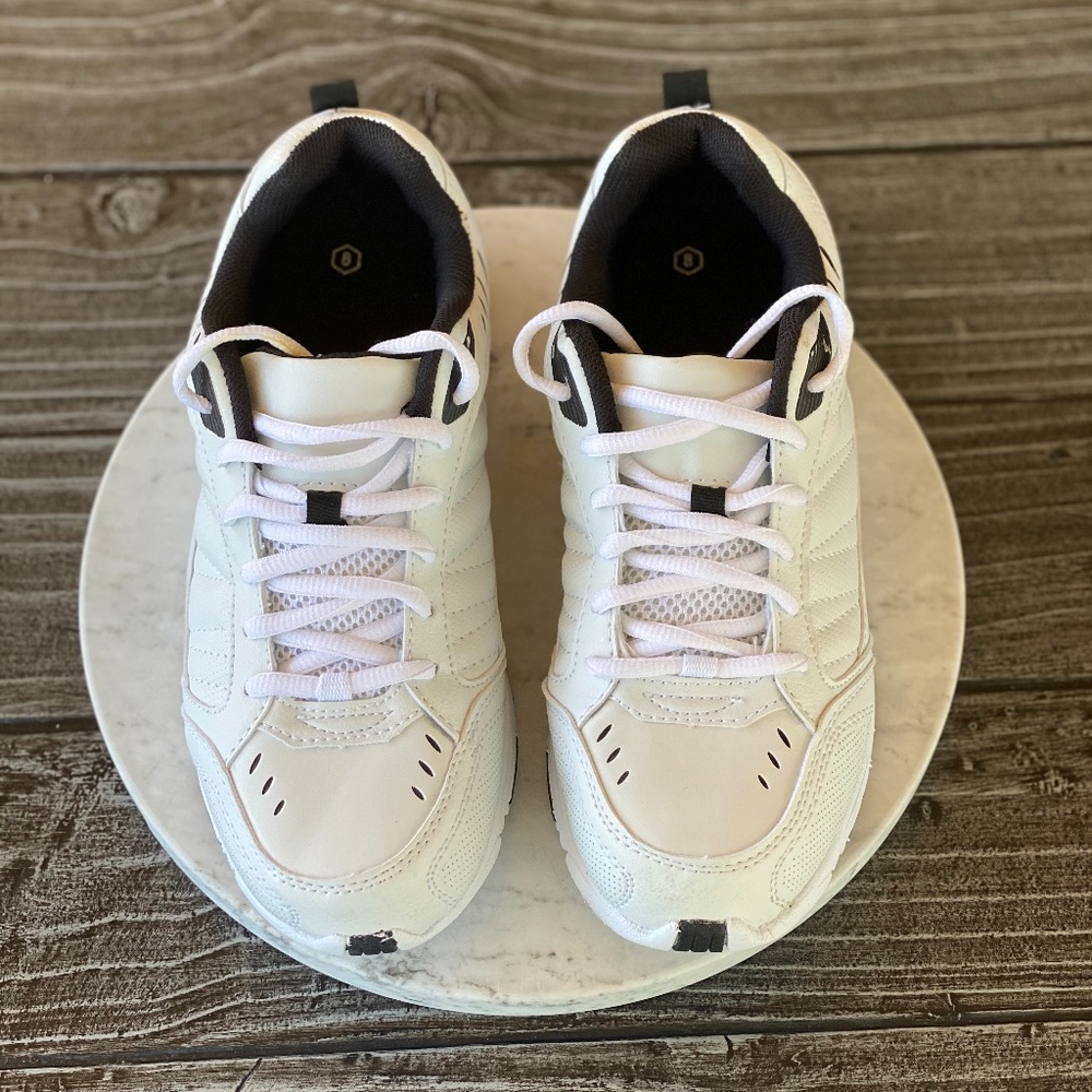 Men's White Active Workout Athletic Sneakers